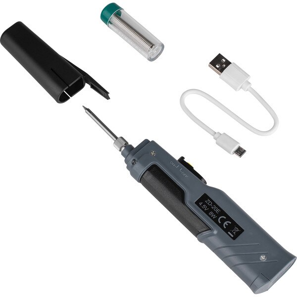 Battery Powered Soldering Iron Kit with USB Charging Cable